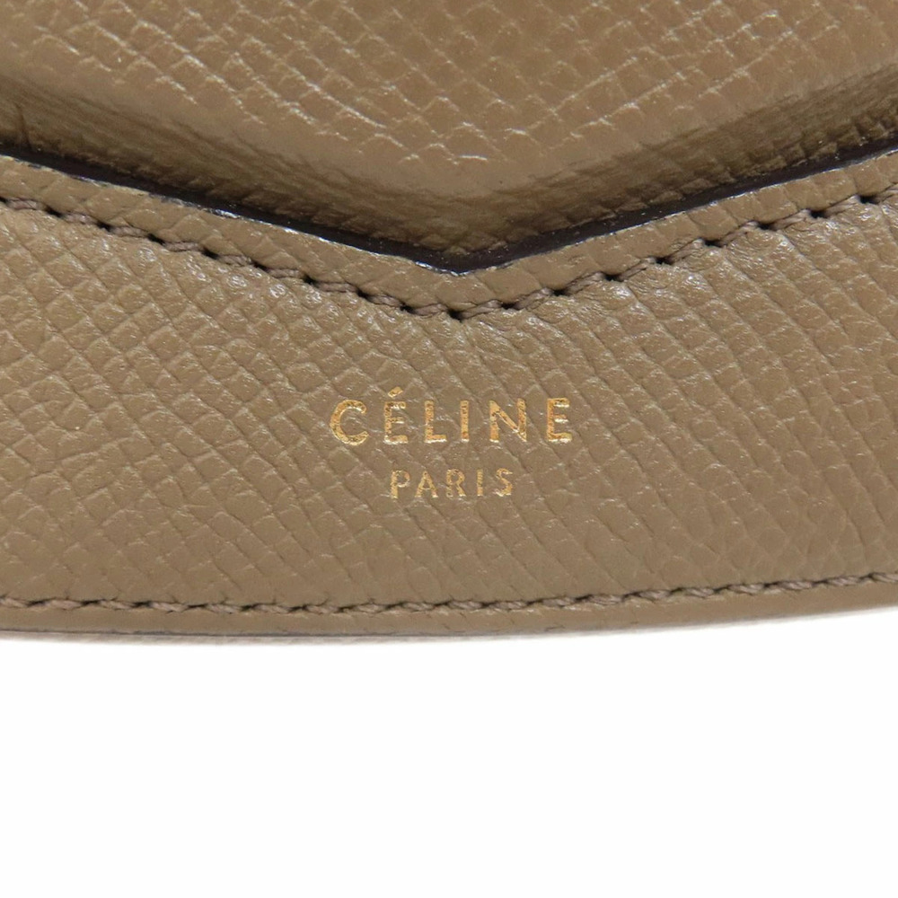 Celine Trotteur crossbody bag Beige Brown - Picture 6 of 11